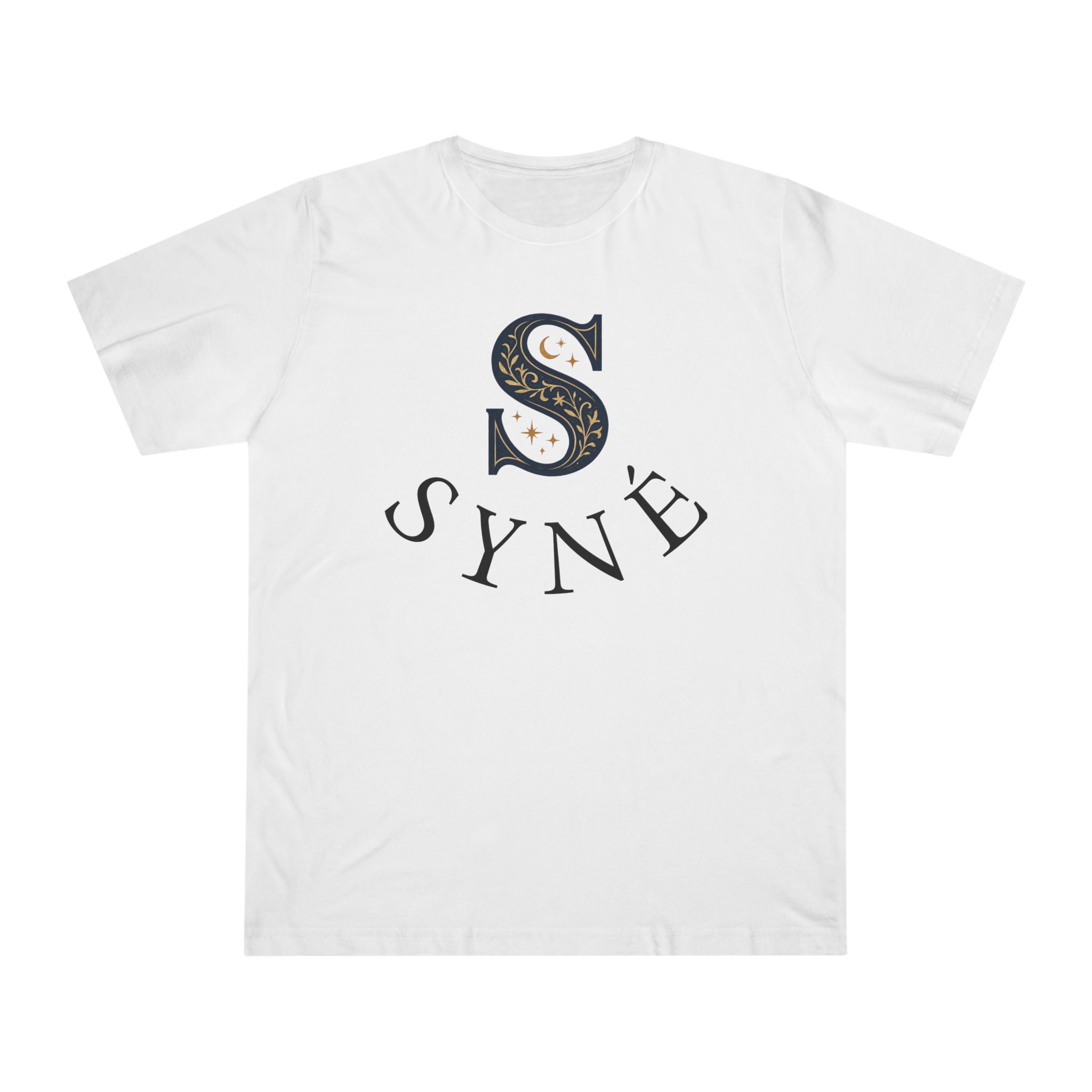 Syne Monogram T-Shirt — 'SYNE' Floral S Design, Balance Motion Purity Back Print