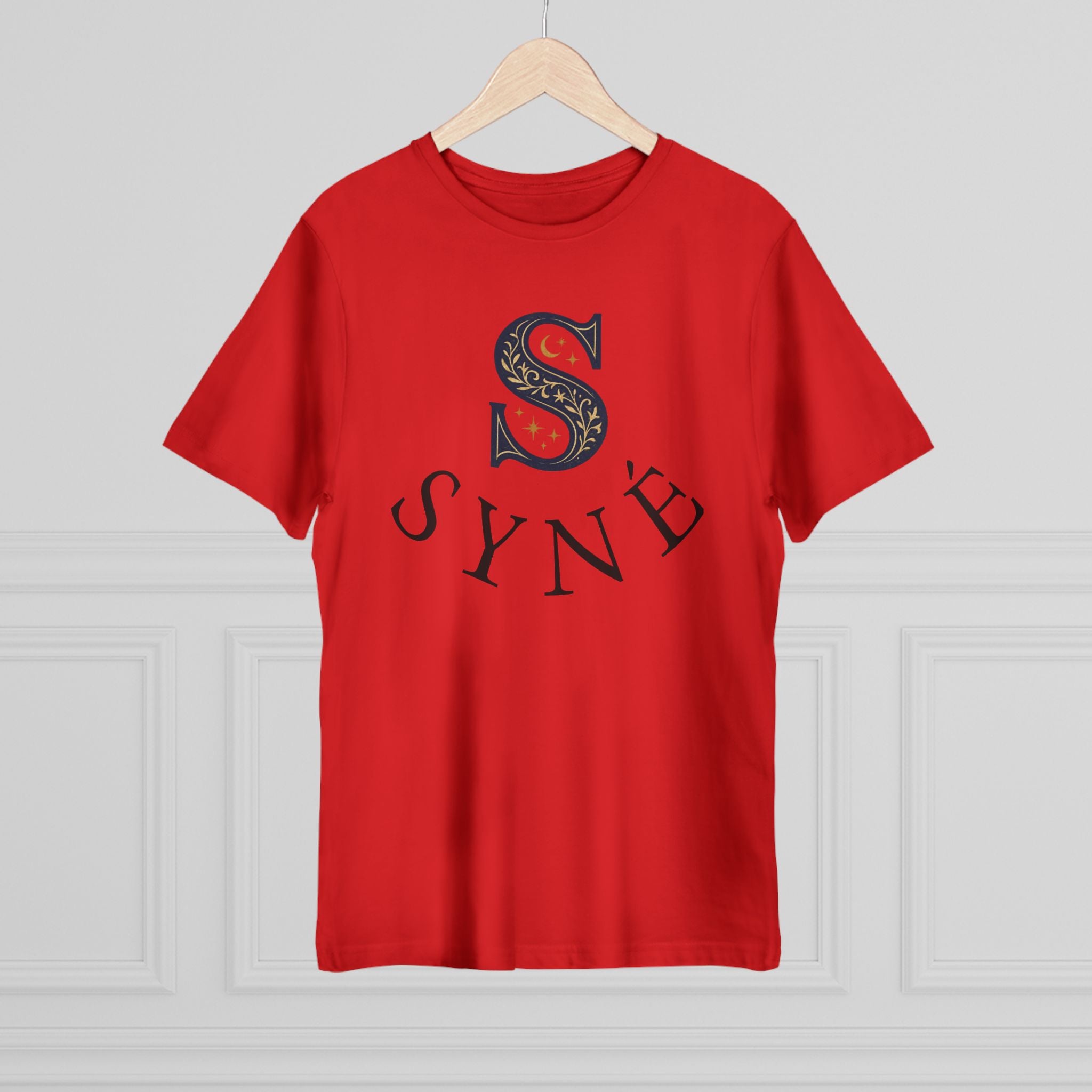 Syne Monogram T-Shirt — 'SYNE' Floral S Design, Balance Motion Purity Back Print