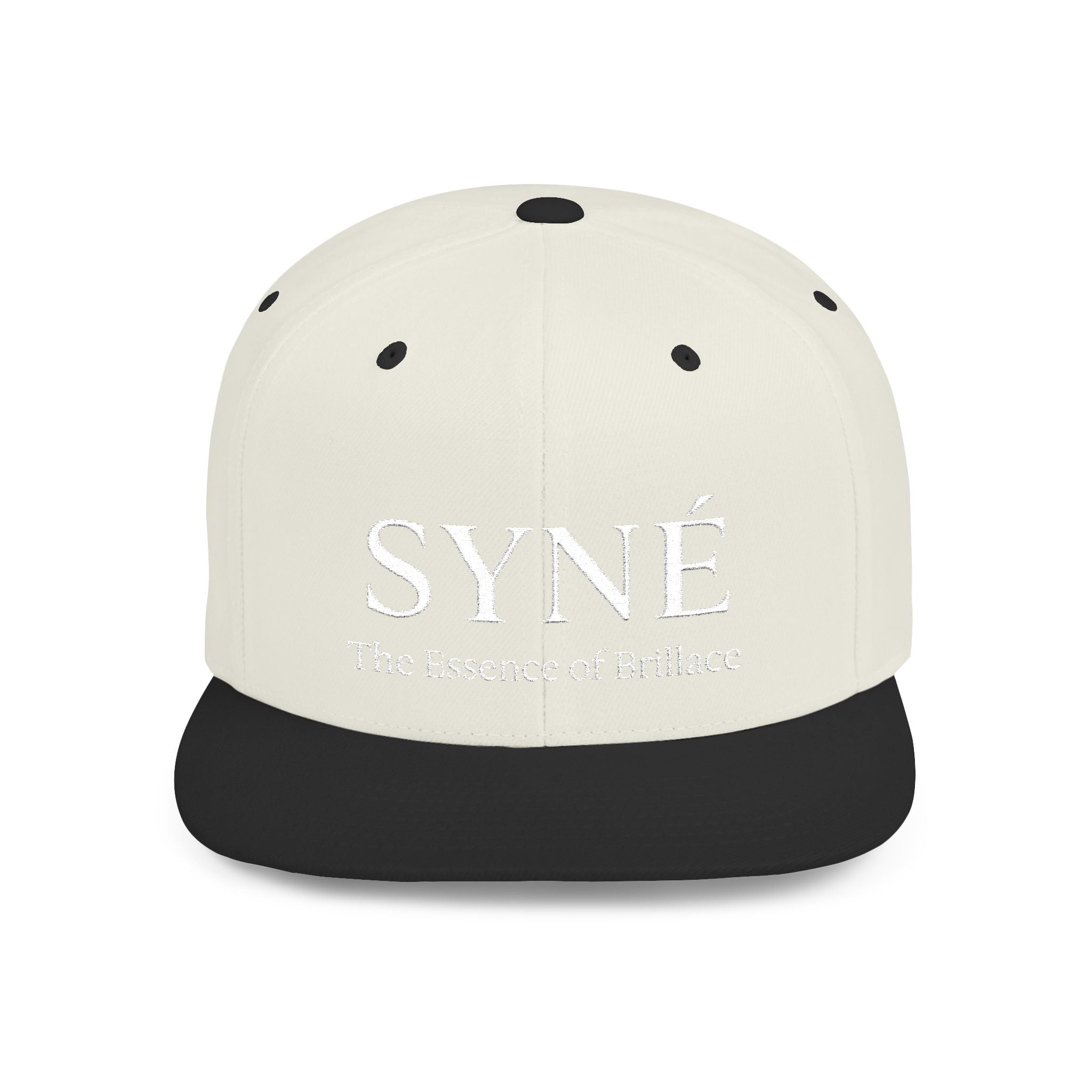 Snapback Hat — SYNÉ "The Essence of Brilliance" Flat Bill Cap