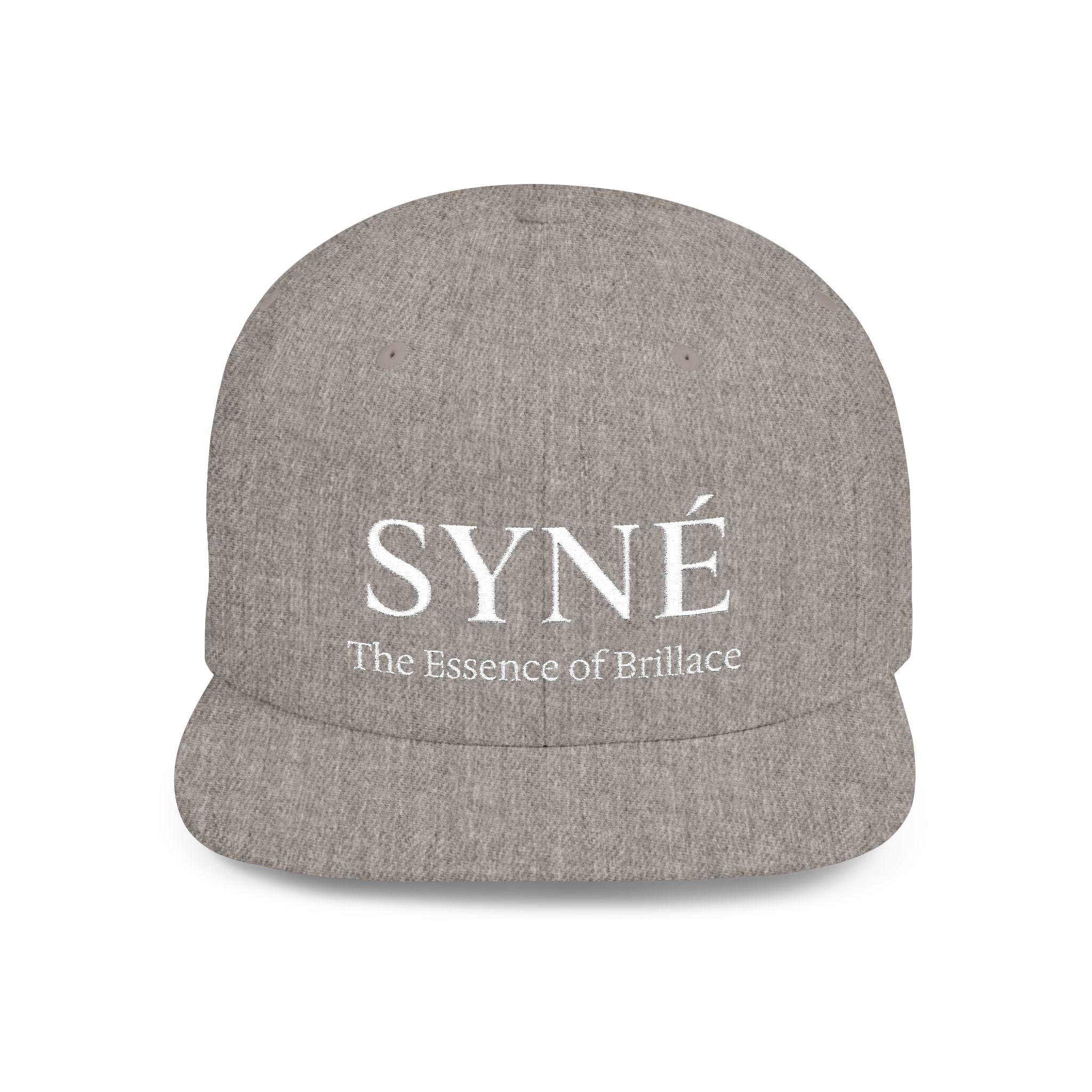 Snapback Hat — SYNÉ "The Essence of Brilliance" Flat Bill Cap