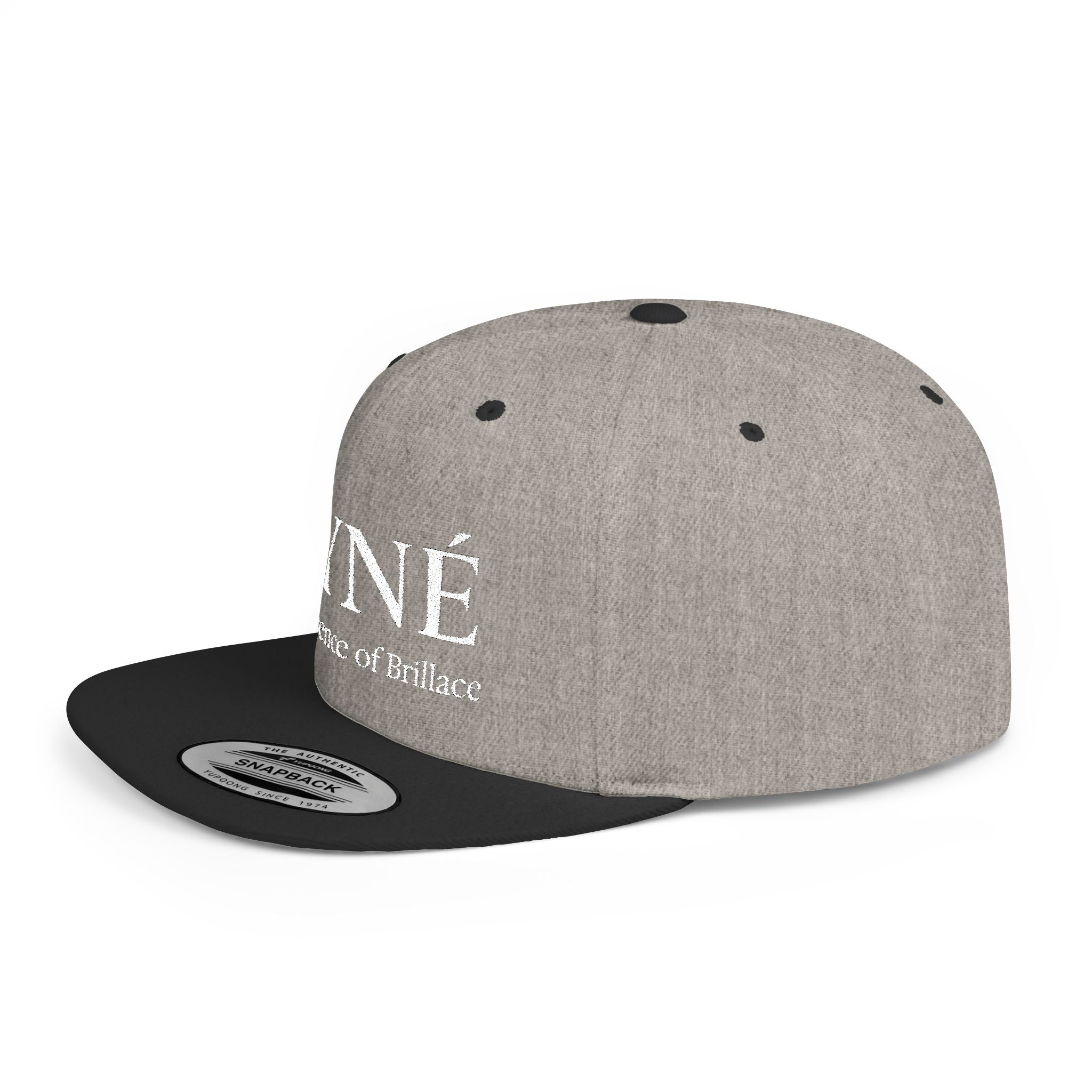 Snapback Hat — SYNÉ "The Essence of Brilliance" Flat Bill Cap