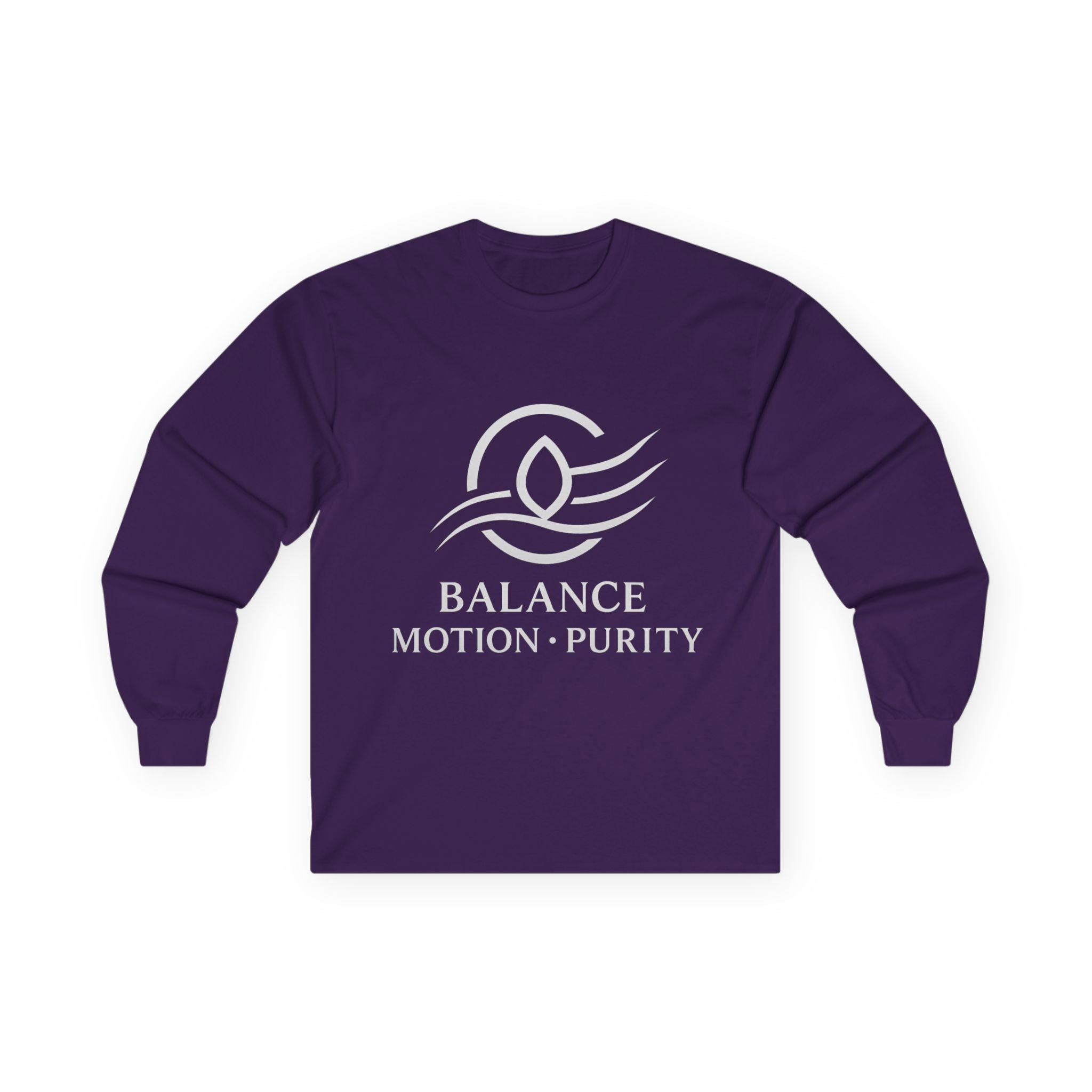Balance Motion Purity Long Sleeve Tee — SYNÉ Essence of Balance Shirt