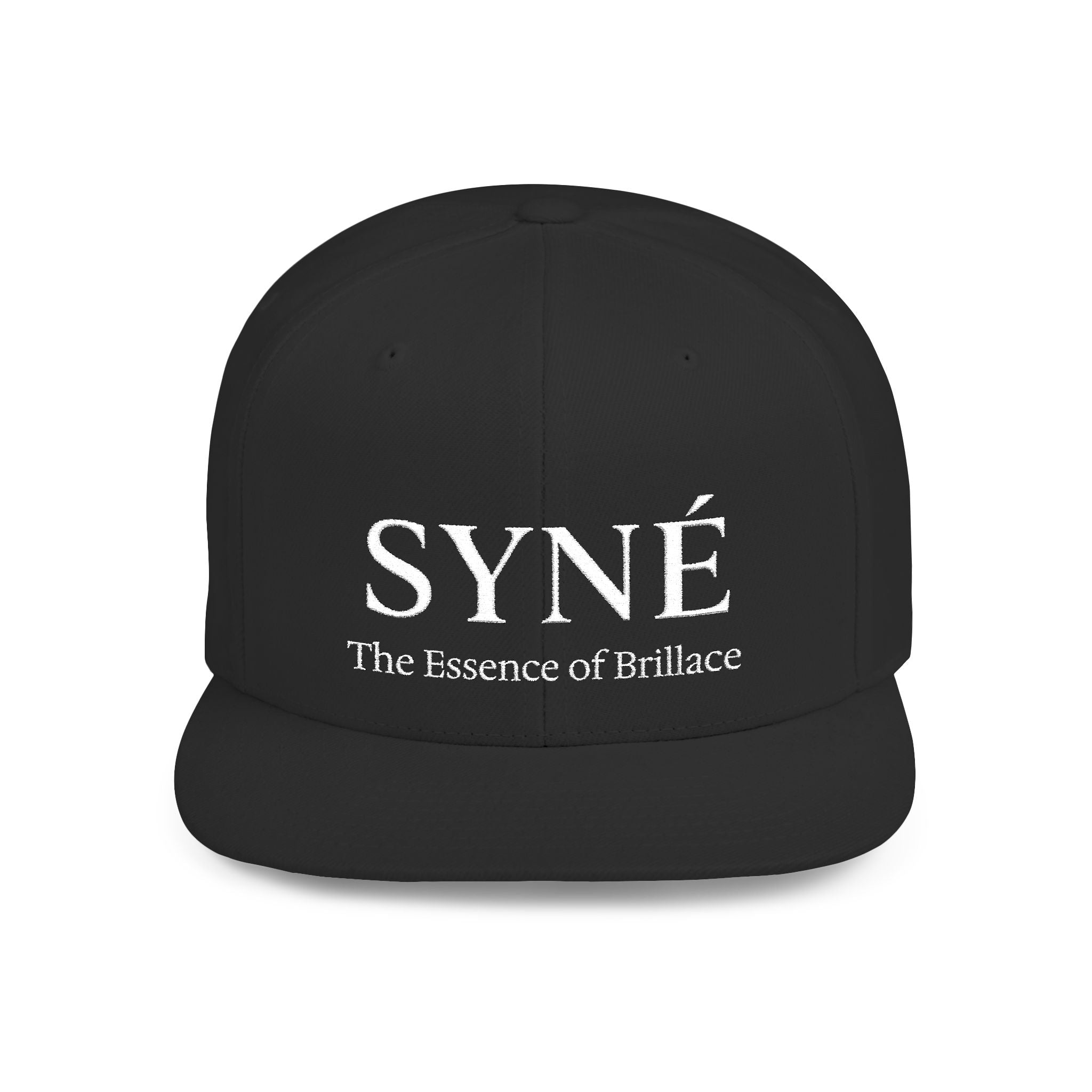 Snapback Hat — SYNÉ "The Essence of Brilliance" Flat Bill Cap