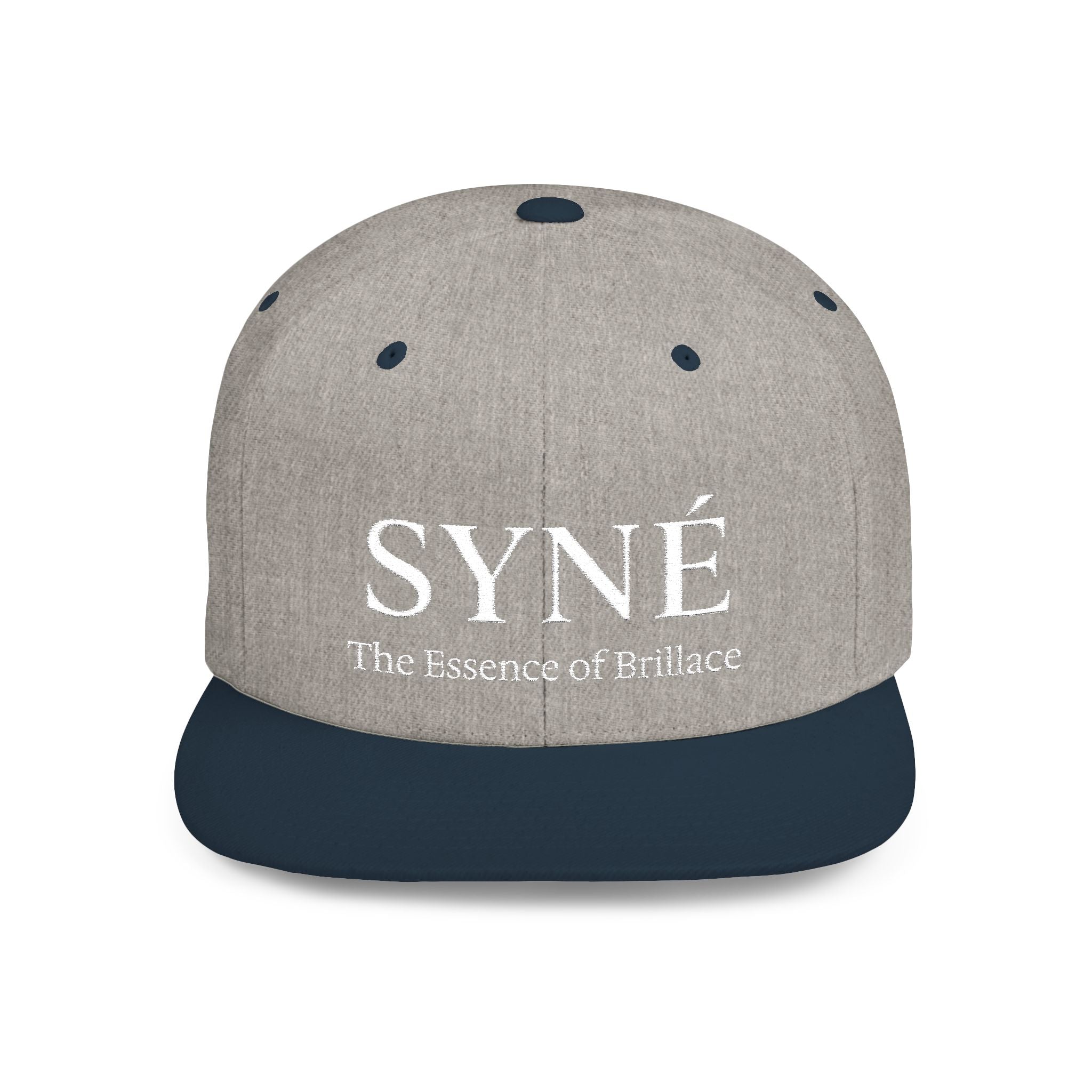 Snapback Hat — SYNÉ "The Essence of Brilliance" Flat Bill Cap