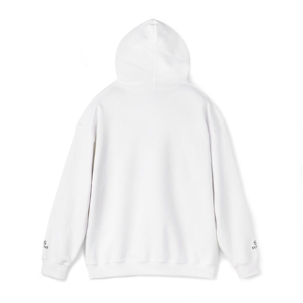 Balance Motion Purity Hoodie | Minimal Text Graphic Sweatshirt
