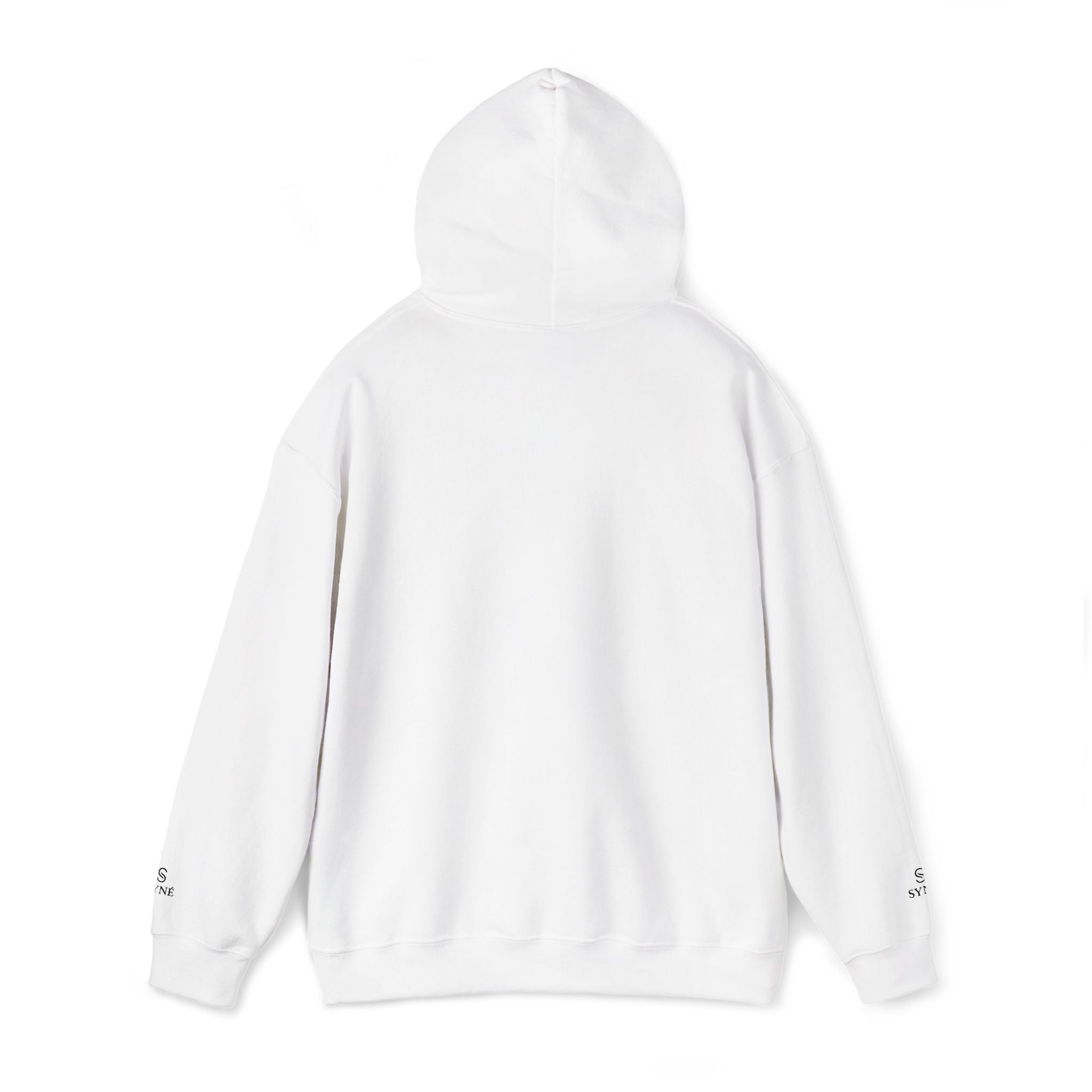 Balance Motion Purity Hoodie | Minimal Text Graphic Sweatshirt
