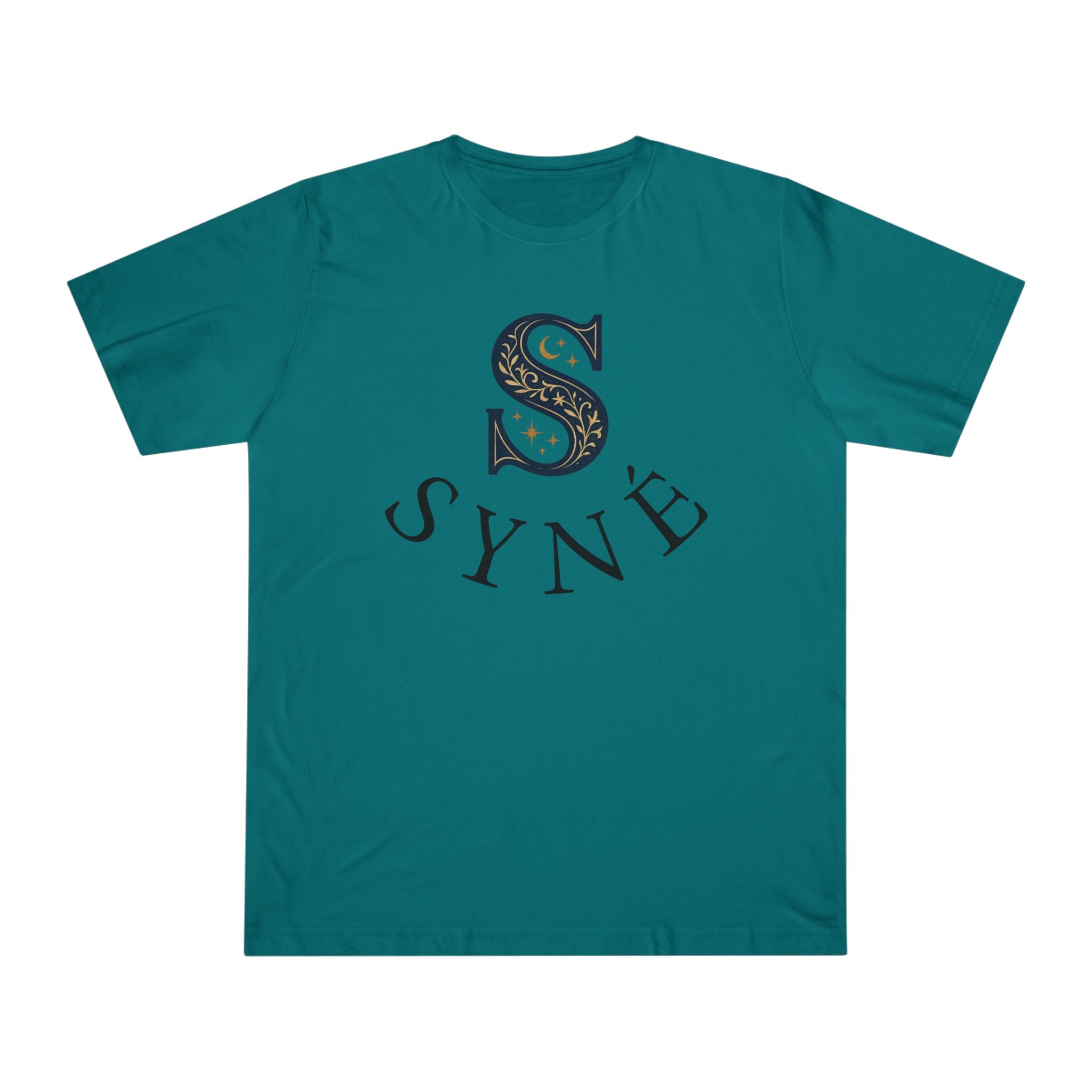 Syne Monogram T-Shirt — 'SYNE' Floral S Design, Balance Motion Purity Back Print