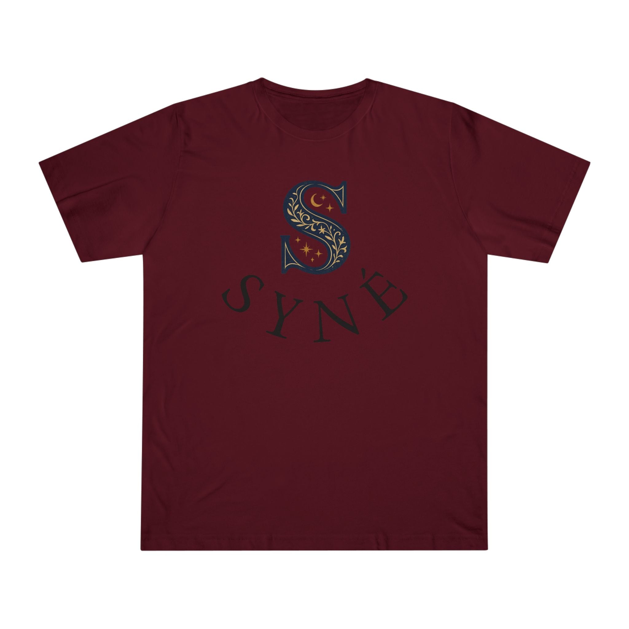 Syne Monogram T-Shirt — 'SYNE' Floral S Design, Balance Motion Purity Back Print