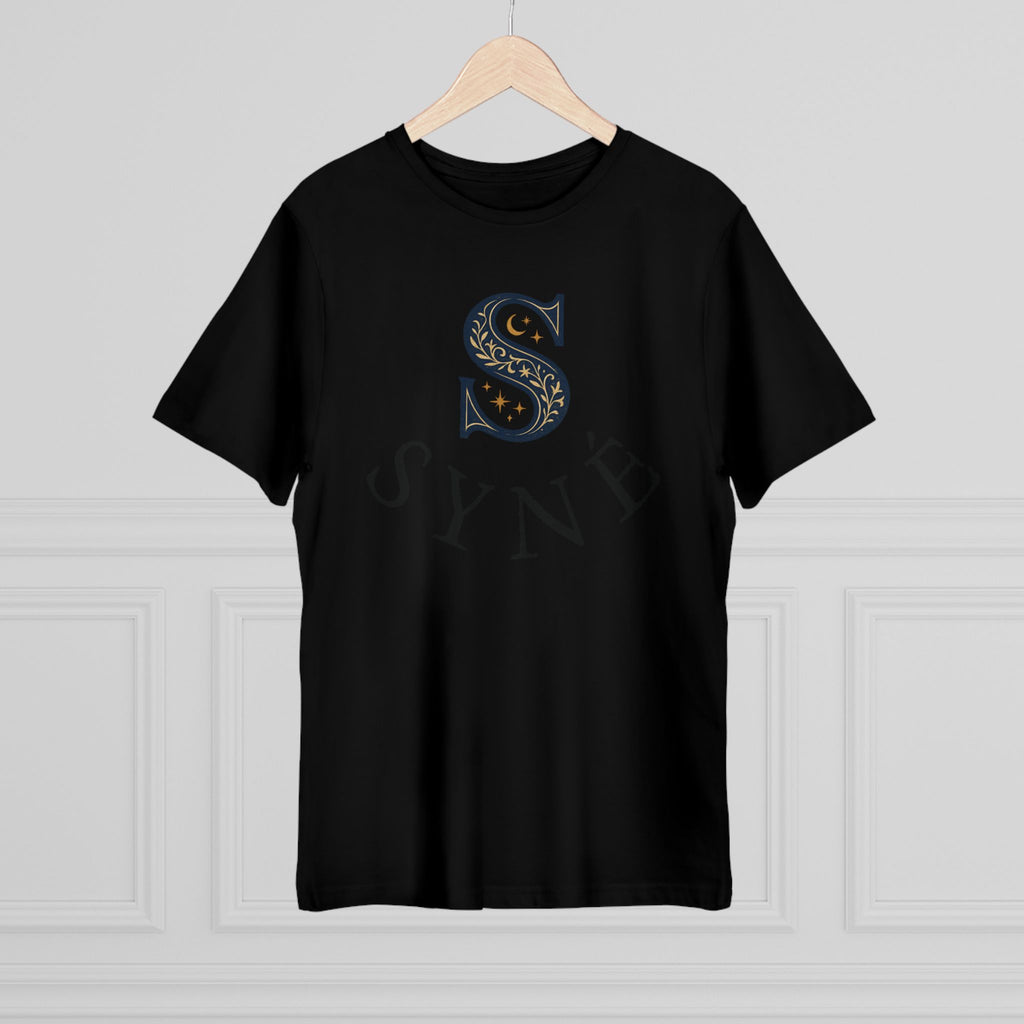 Syne Monogram T-Shirt — 'SYNE' Floral S Design, Balance Motion Purity Back Print