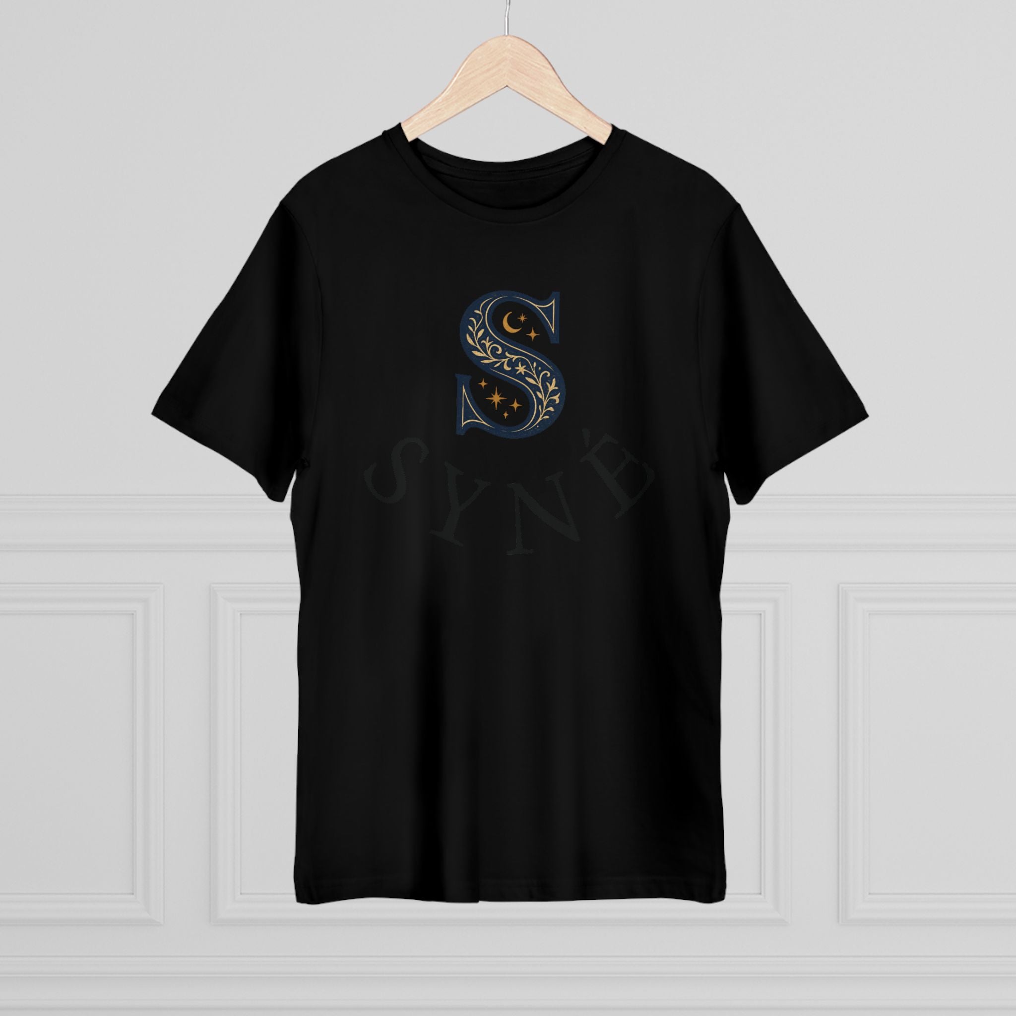 Syne Monogram T-Shirt — 'SYNE' Floral S Design, Balance Motion Purity Back Print