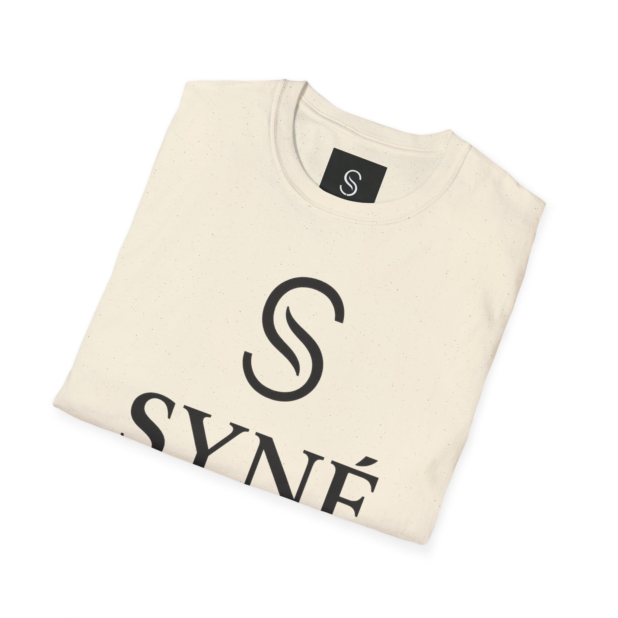 SYNE logo T-Shirt | Minimalist Monogram S Tee